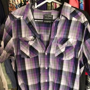 Mens plaid shirt
